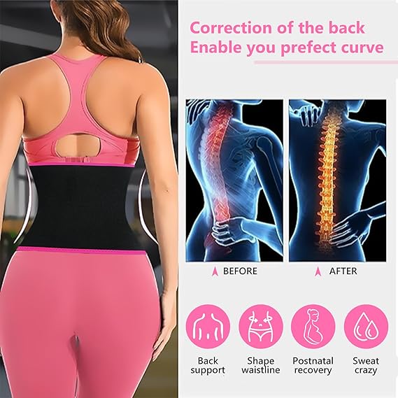 Adjustable Waist Sweat Belt – One Size Fits Most