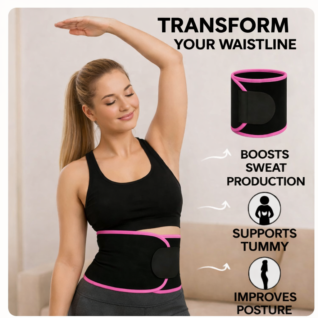 Adjustable Waist Sweat Belt – One Size Fits Most